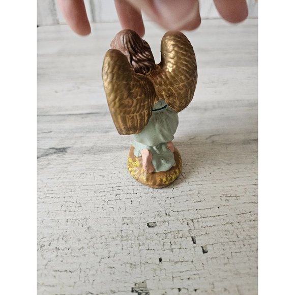 Vintage fontanini Italian Angel Glass Nativity Xmas religious decor cherub - Picture 3 of 8